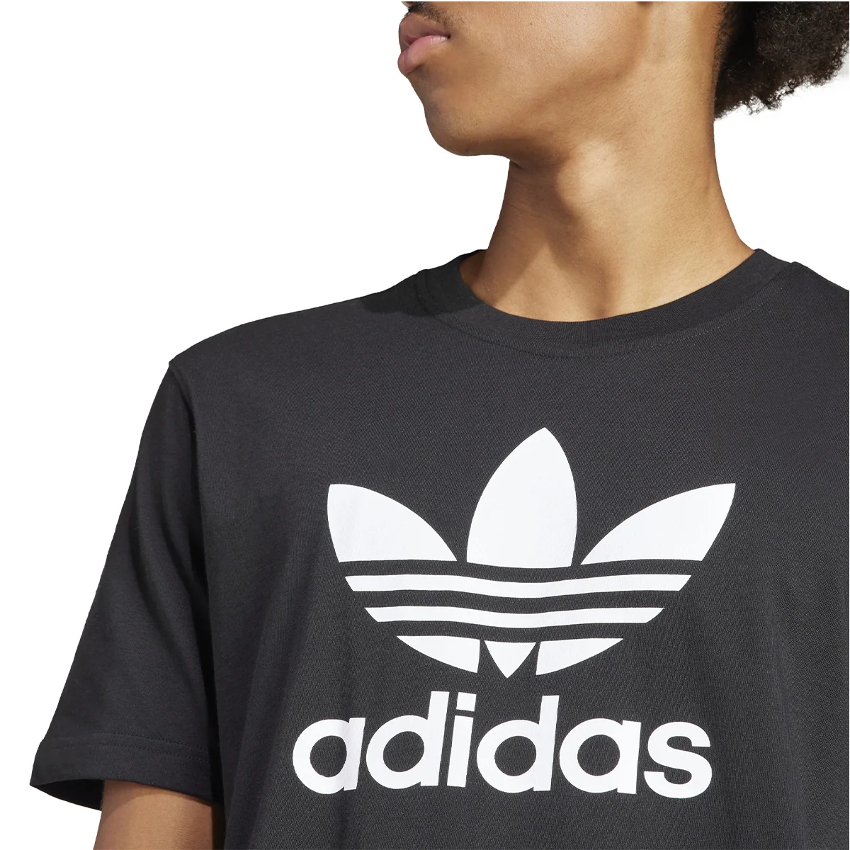 Adicolor Trefoil Tee 'Black' - Image 4
