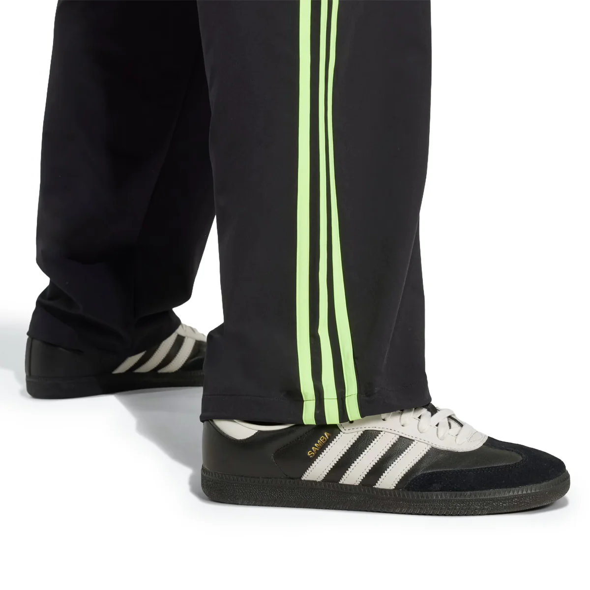 Adicolor Woven Drill Pant 'Black/Signal Green' - Image 6