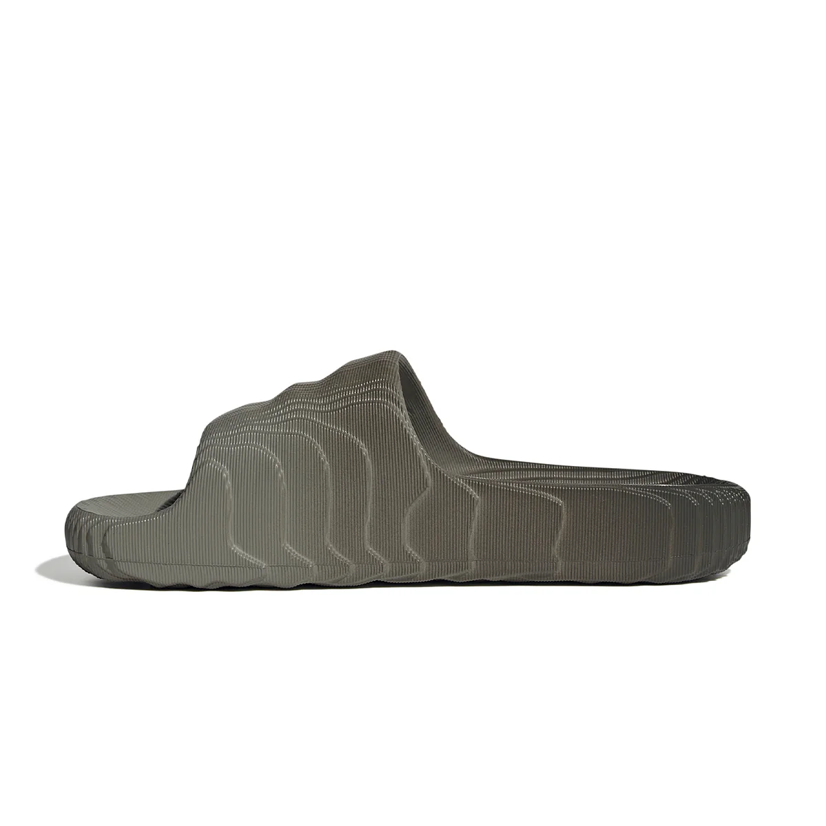 Adilette 22 Slides 'Silver Pebble/Shadow Olive/Off White' - Image 3