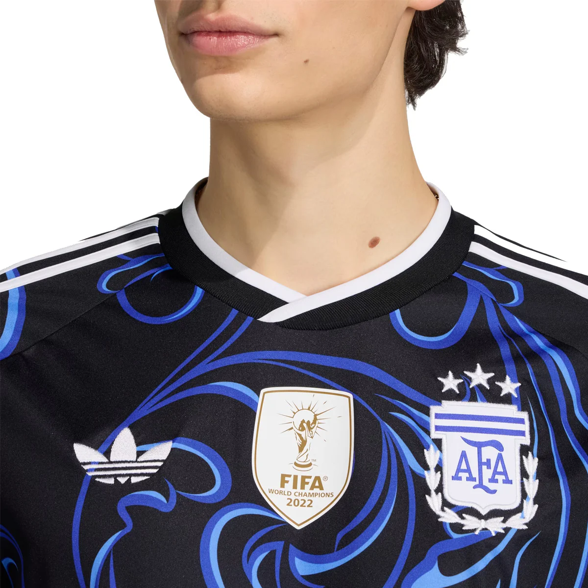 Argentina 26 Away Jersey Short Sleeve 'Black' - Image 5