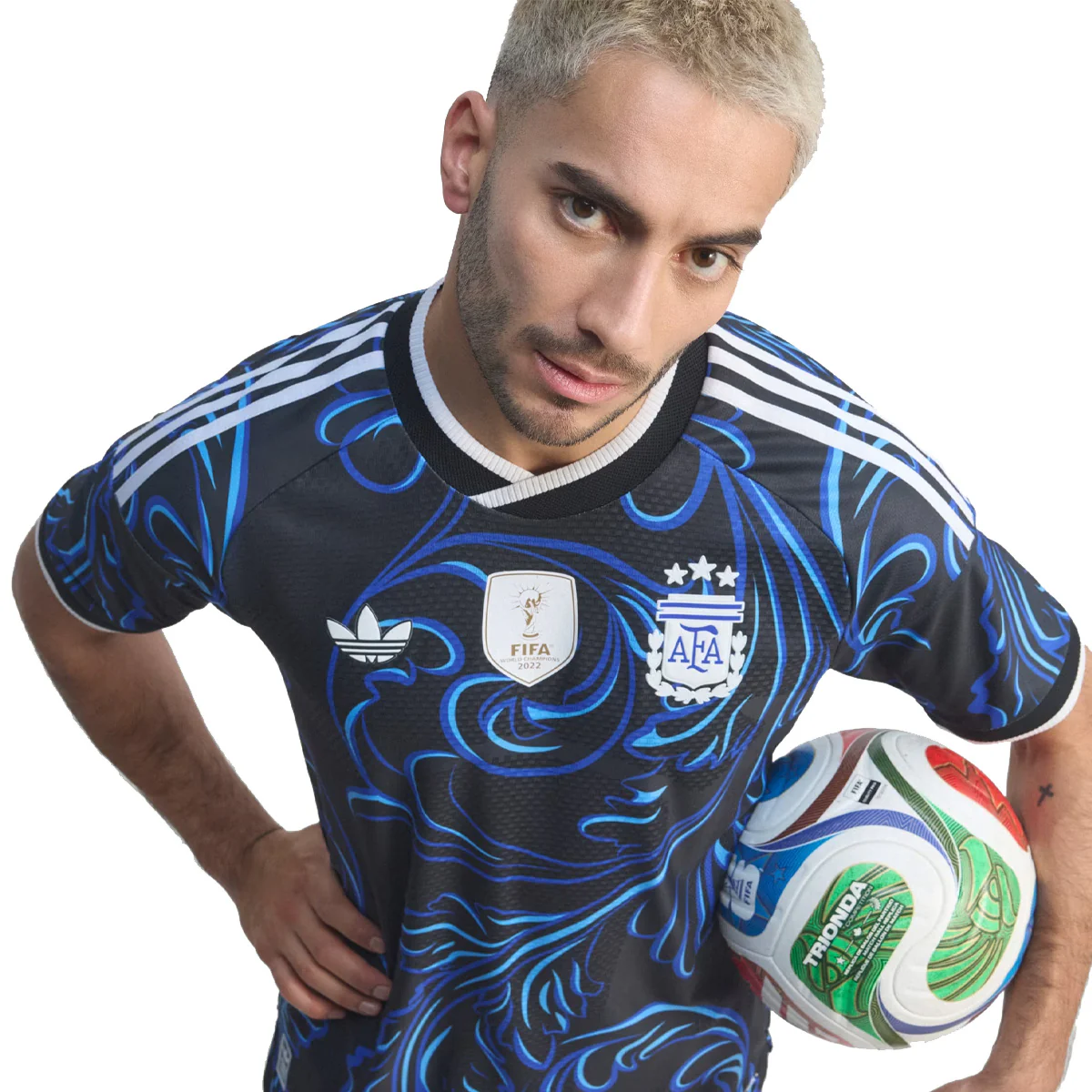 Argentina 26 Away Jersey 'Black' - Image 4