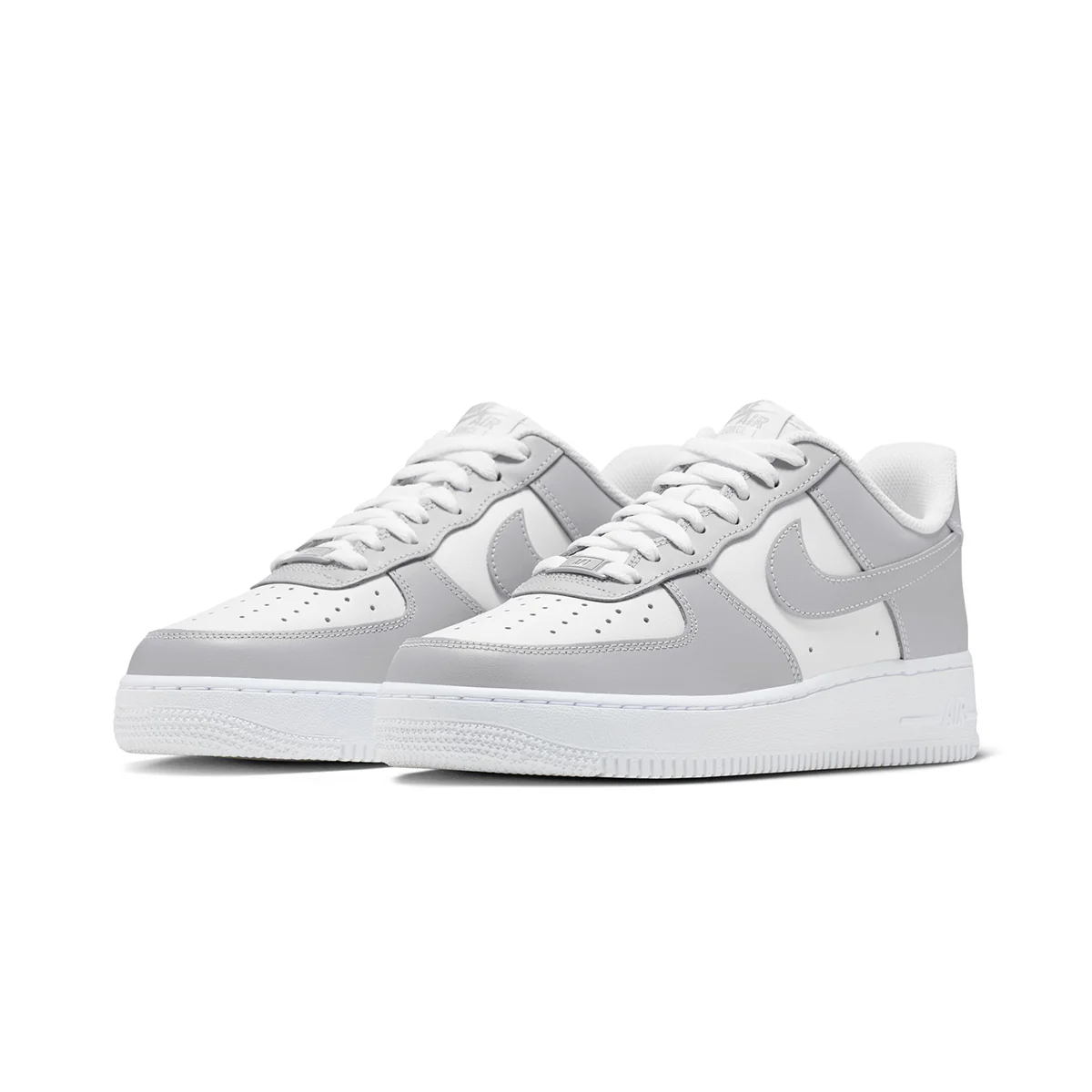 Air Force 1 '07 'WHITE/LT SMOKE GREY-WHITE-LT SMOKE GREY' - Image 2
