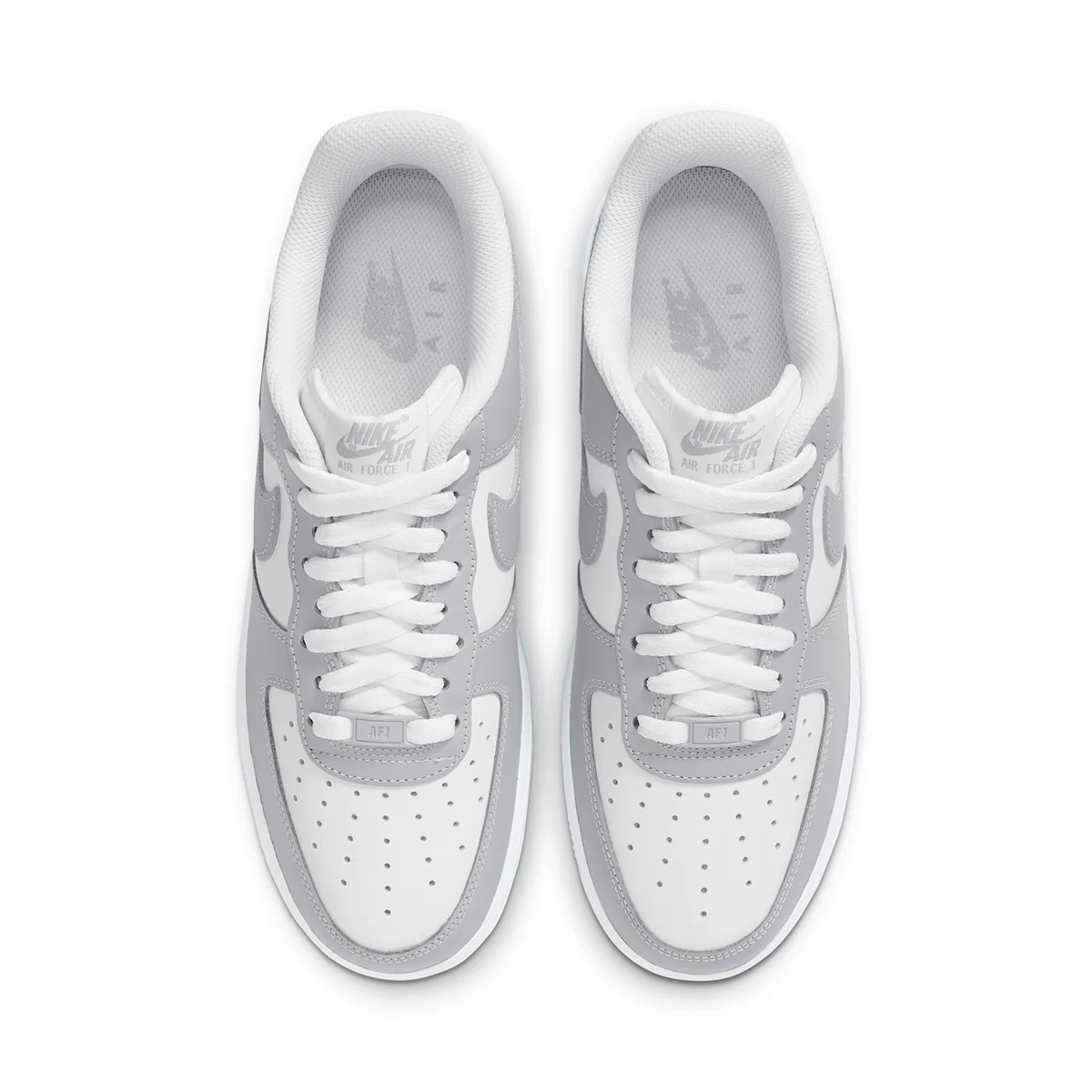Air Force 1 '07 'WHITE/LT SMOKE GREY-WHITE-LT SMOKE GREY' - Image 3