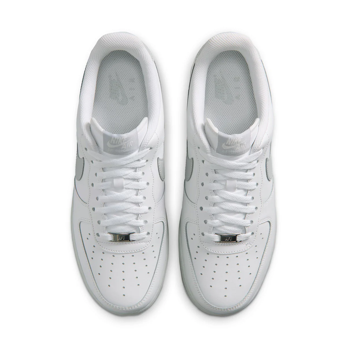 Air Force 1'07 'SUMMIT WHITE/STRATA GREY-SUMMIT WHITE' - Image 4