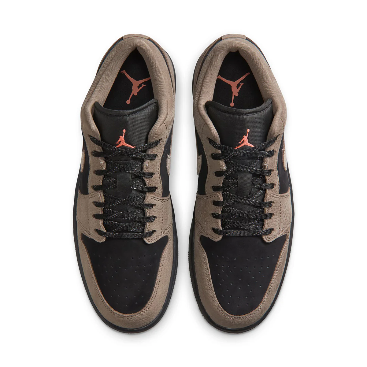 Air Jordan 1 Low 'Black/Light Wild Mango/Olive Grey' - Image 3
