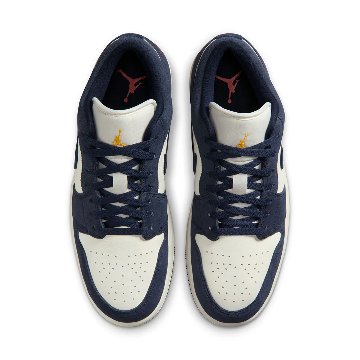 Air Jordan 1 Low ' OBSIDIAN/OBSIDIAN/UNIVERSITY GOLD' - Image 3