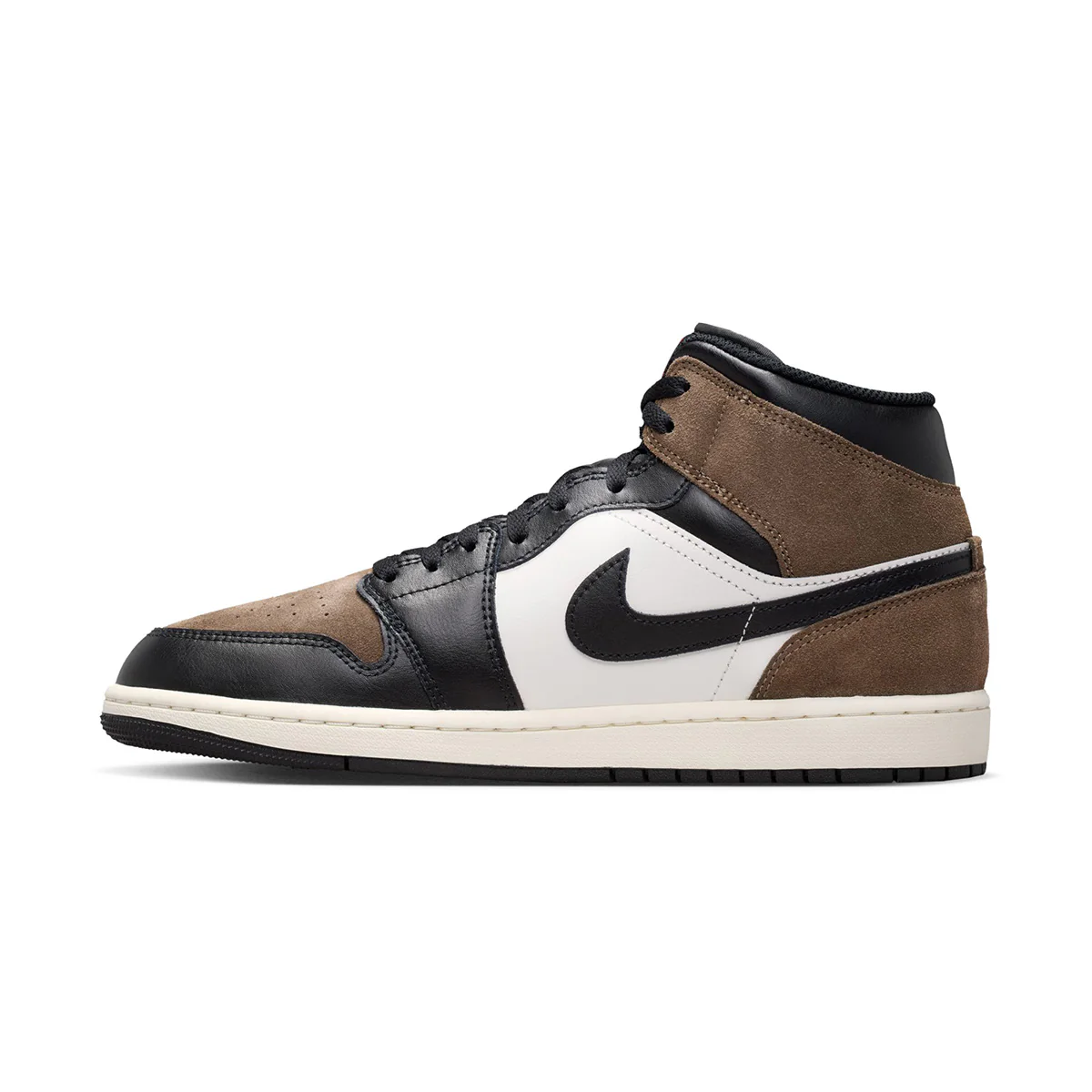 Air Jordan 1 Mid 'BLACK/PHANTOM/PALOMINO/UNIVERSITY RED' - Image 3