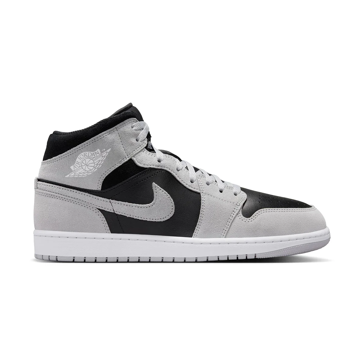 Air Jordan 1 Mid 'LT SMOKE GREY/WHITE/BLACK'