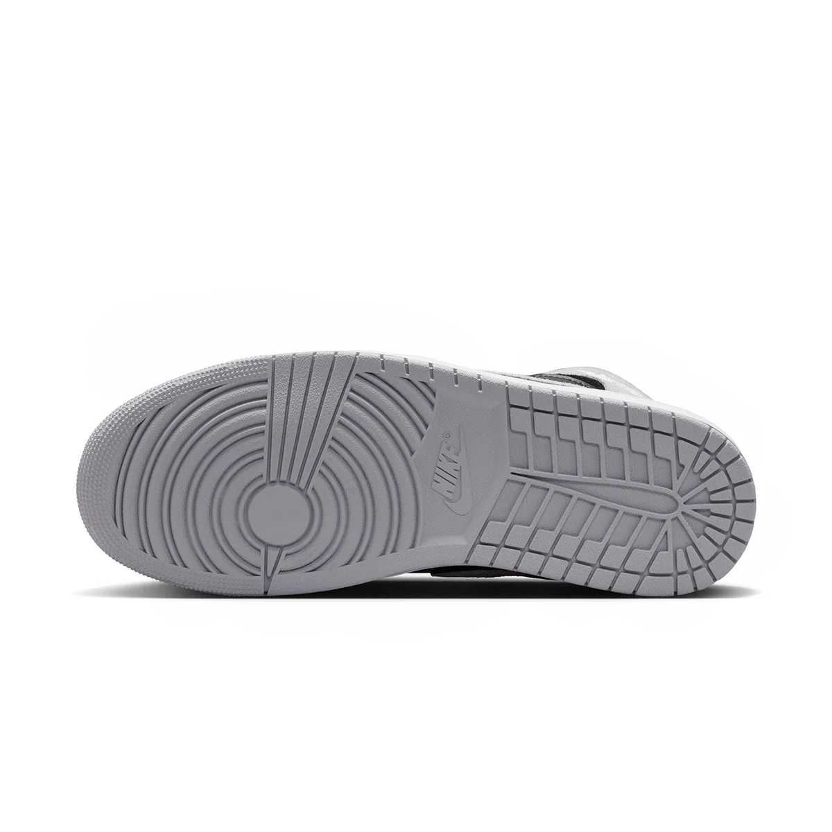 Air Jordan 1 Mid 'LT SMOKE GREY/WHITE/BLACK' - Image 6