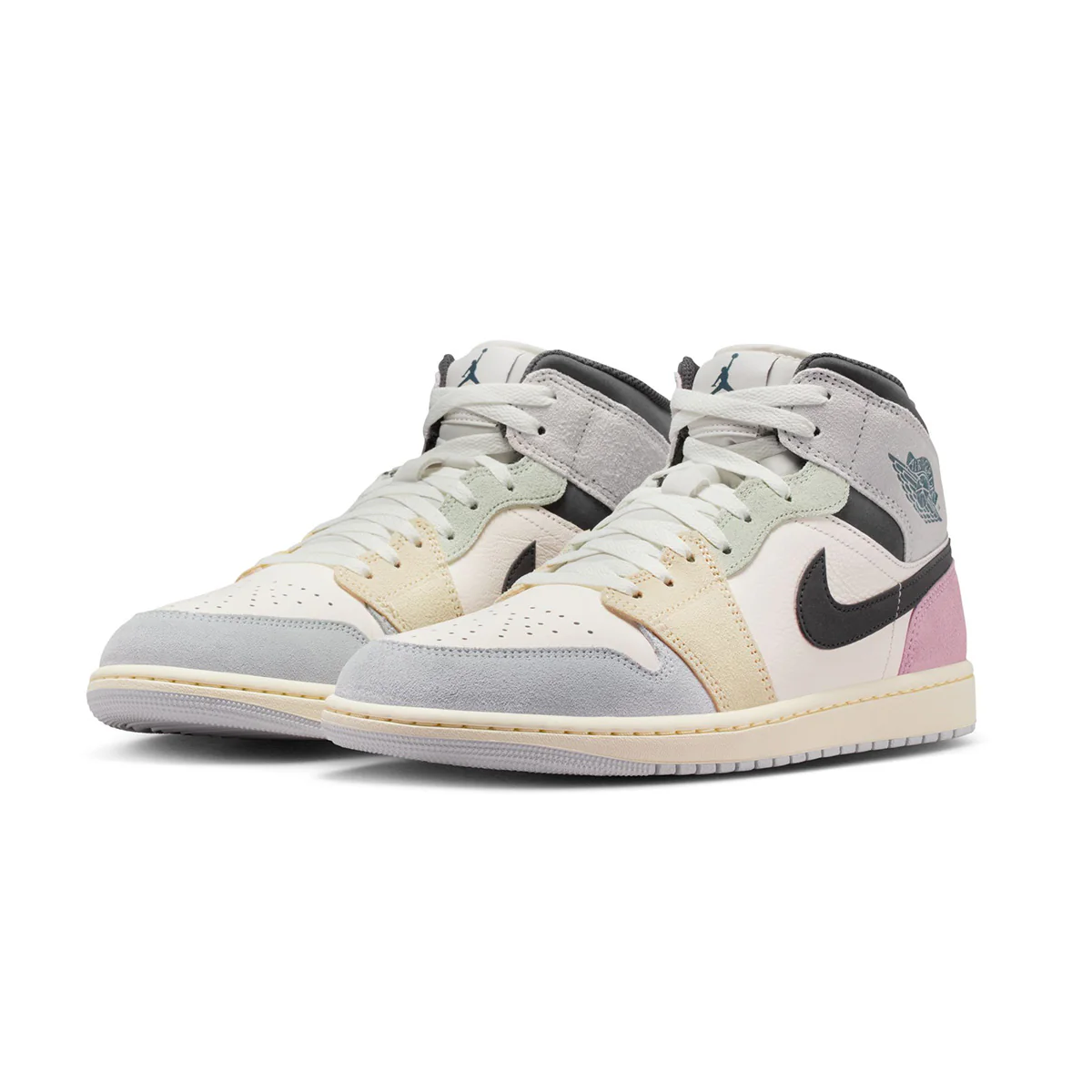 Air Jordan 1 Mid SE 'SAIL/ICED JADE-ANTHRACITE-JADE AURA' - Image 3