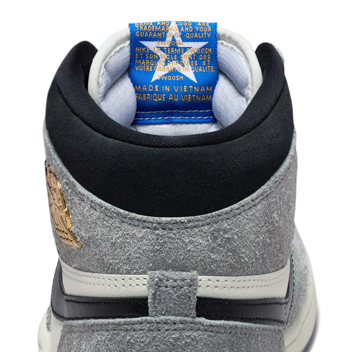 Air Jordan 1 Retro High OG 'COOL GREY/BLACK/SAIL/GAME ROYAL' - Image 8