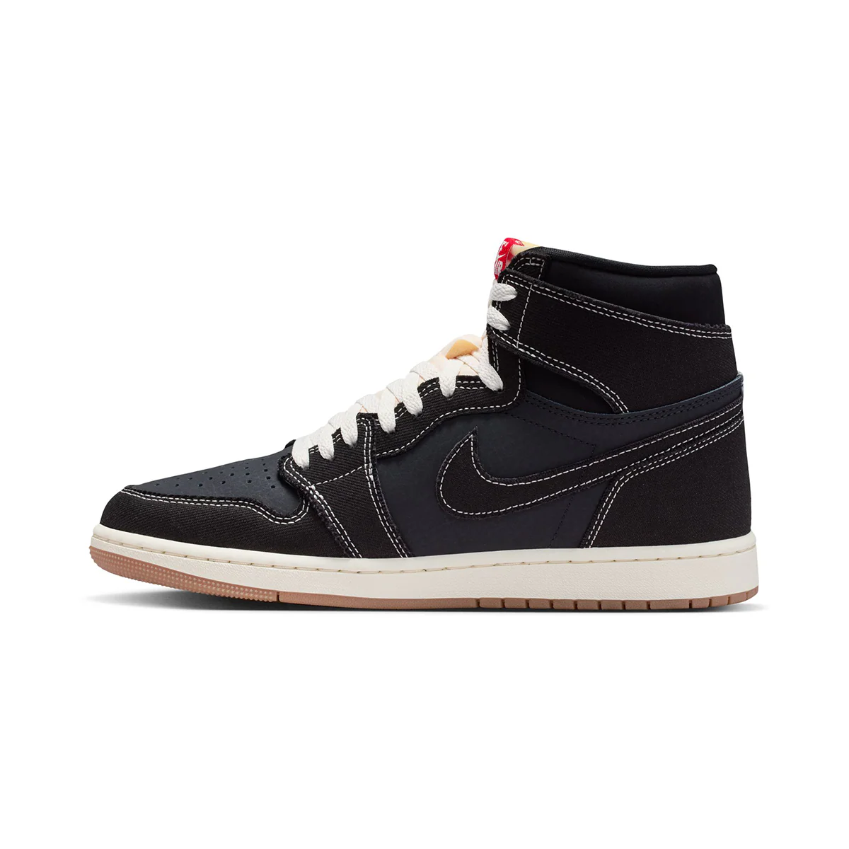 Air Jordan 1 Retro High OG Flight Club 'BLACK/UNIVERSITY RED/SAIL/GUM MED BROWN' - Image 3