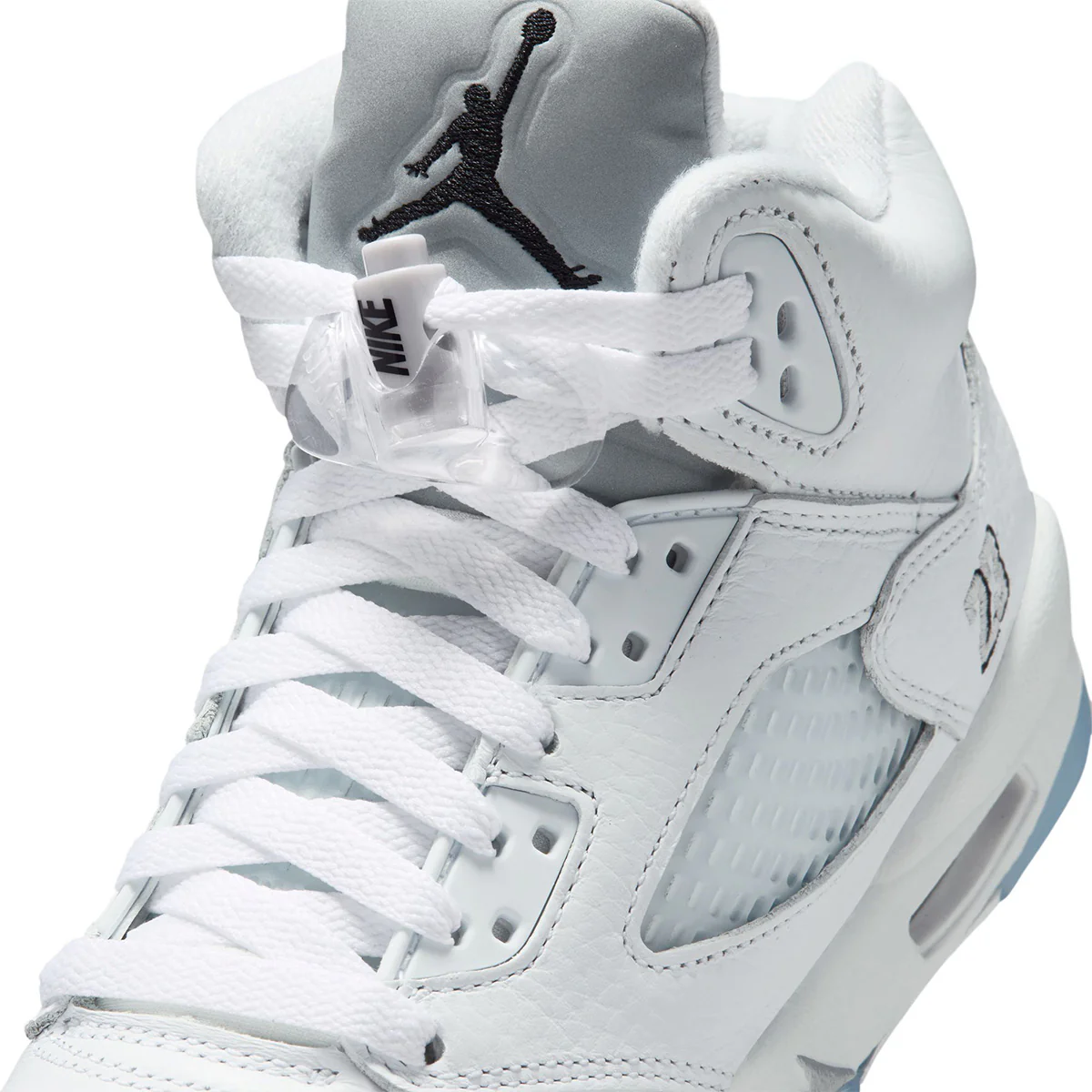 Air Jordan 5 Retro OG Grade School "White Metallic" - Image 10