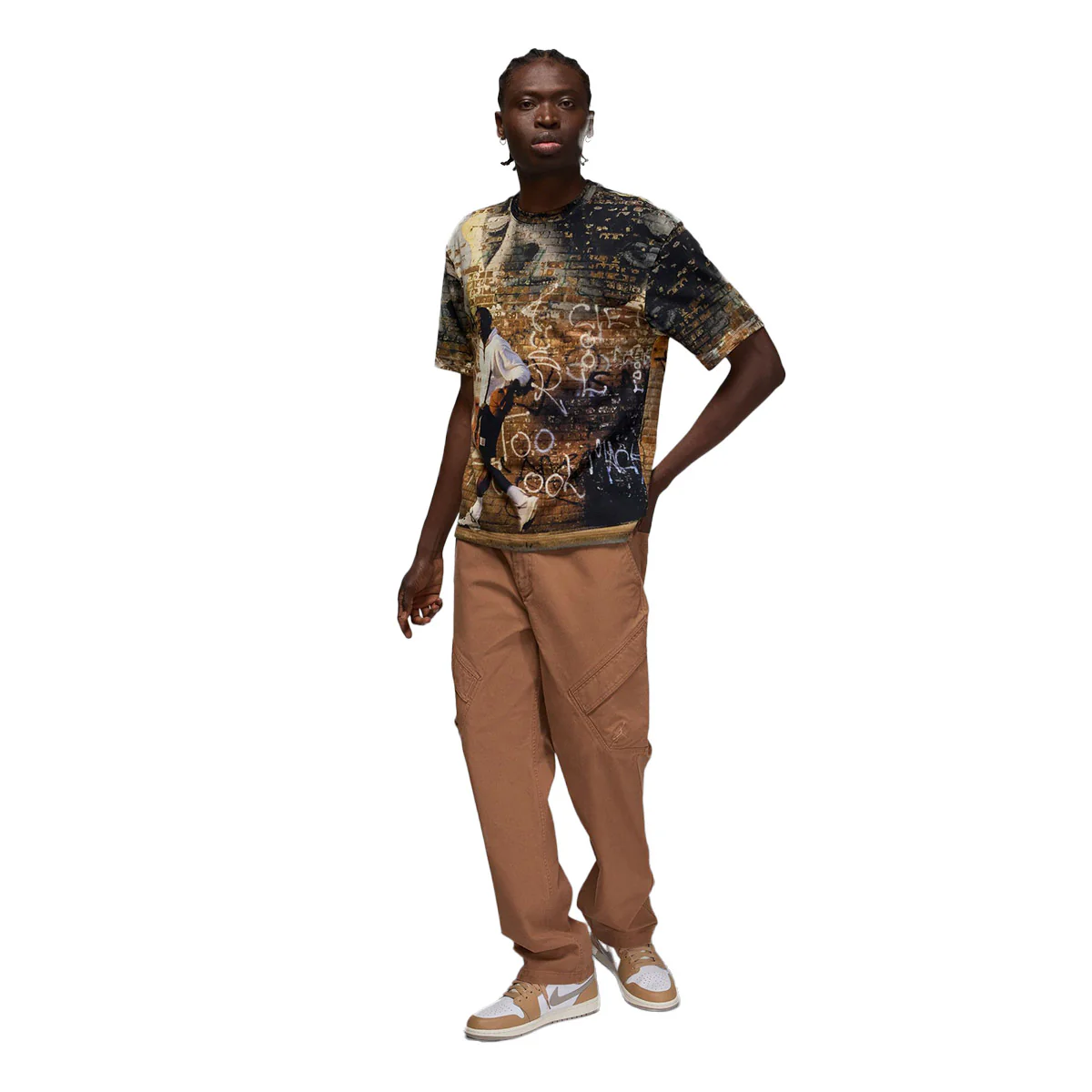 Air Jordan 85 Men's Graphic T-shirt 'Off Noir/Sail' - Image 2