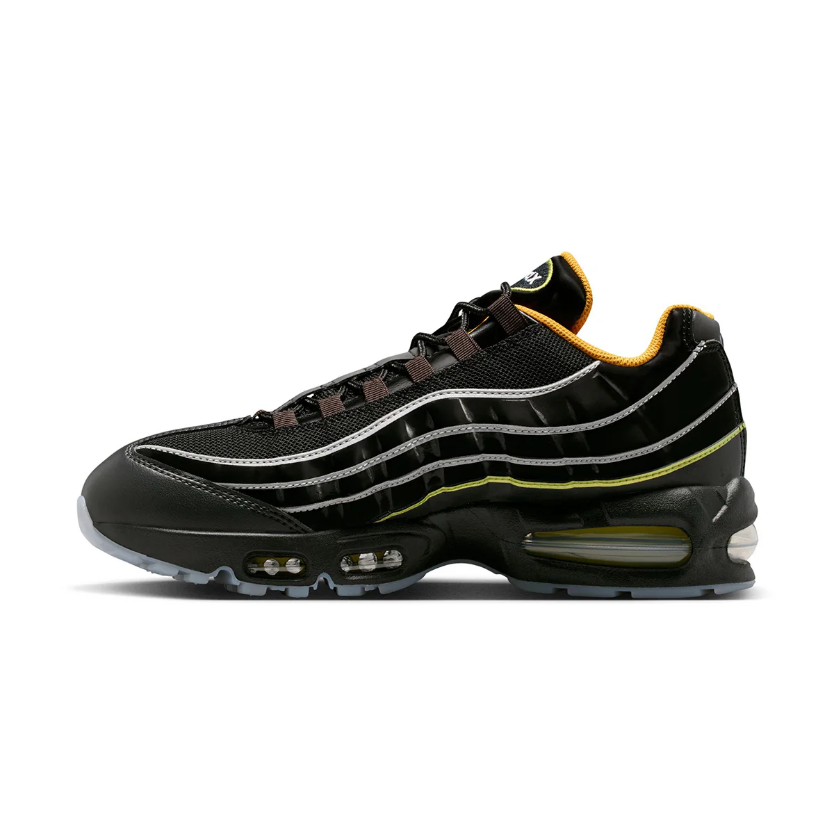  Air Max 95 "Big Bubble" 'BLACK/WHITE/GOLD LEAF/PEAR' - Image 3