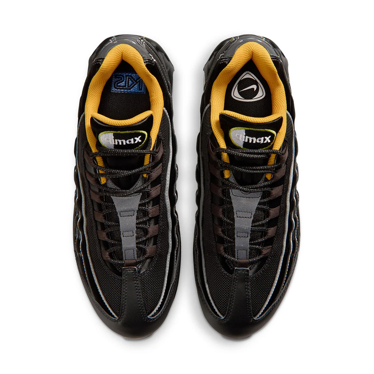  Air Max 95 "Big Bubble" 'BLACK/WHITE/GOLD LEAF/PEAR' - Image 5