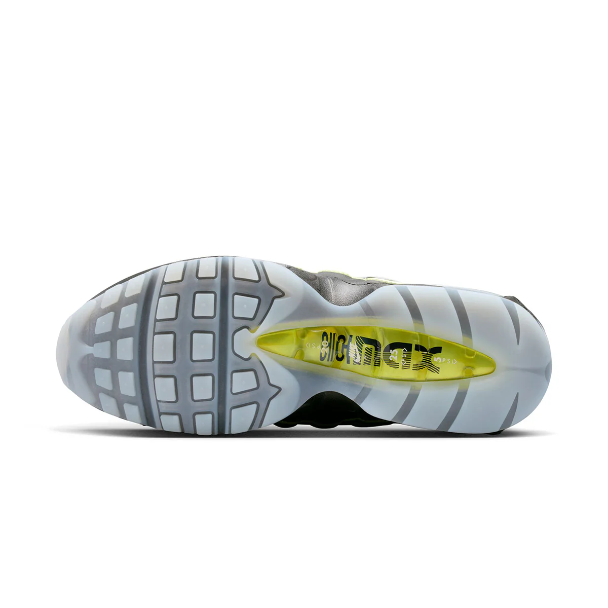  Air Max 95 "Big Bubble" 'BLACK/WHITE/GOLD LEAF/PEAR' - Image 6