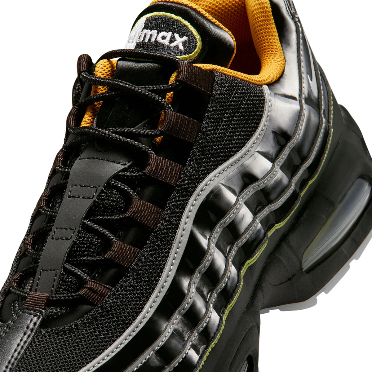  Air Max 95 "Big Bubble" 'BLACK/WHITE/GOLD LEAF/PEAR' - Image 7
