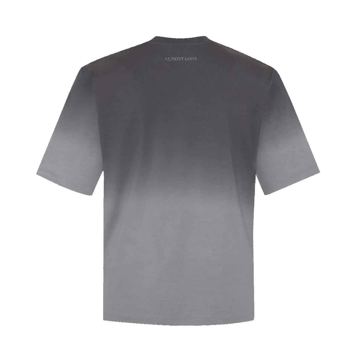 Alpha Cross Tee in Dip-Dye 'Grey' - Image 2
