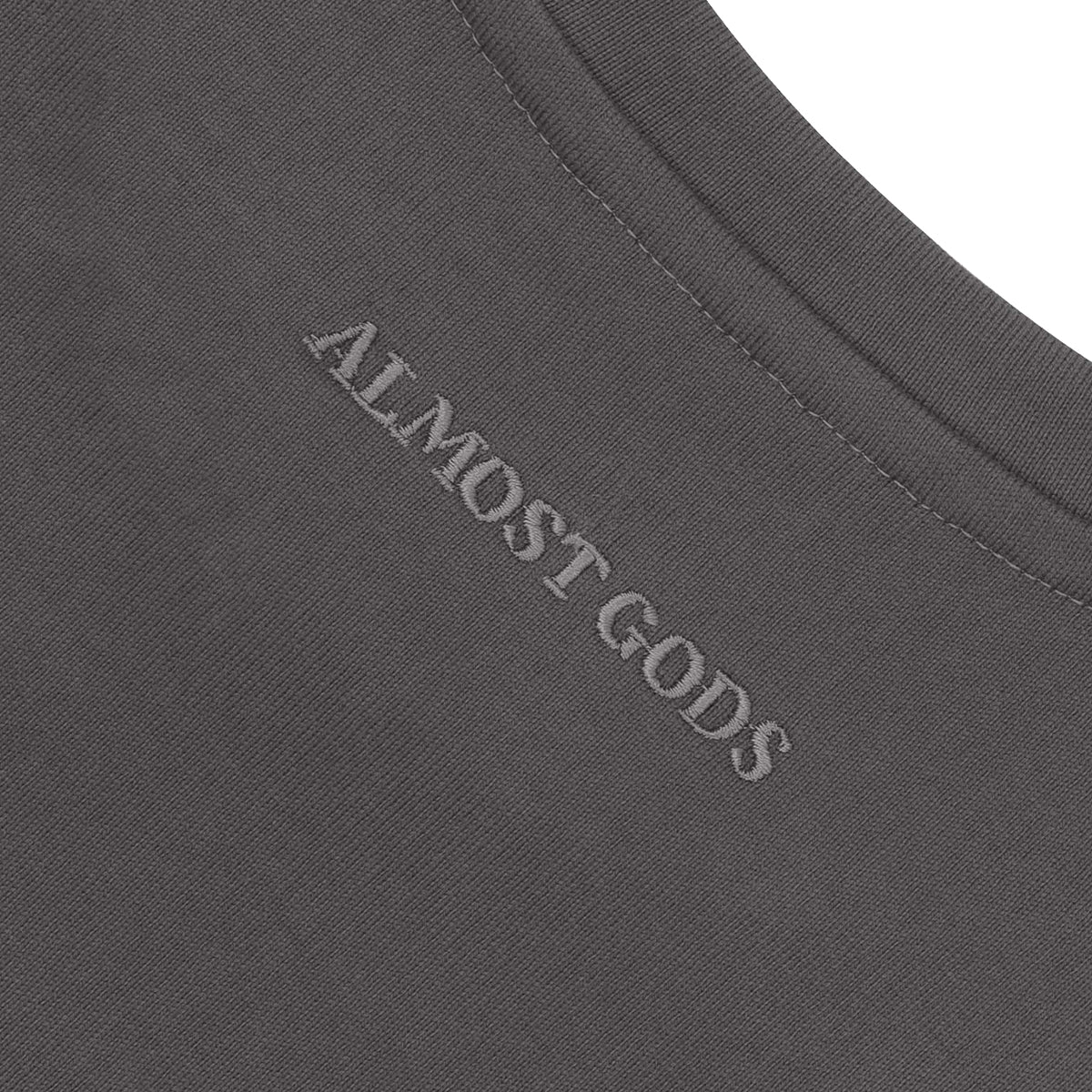 Alpha Cross Tee in Dip-Dye 'Grey' - Image 5