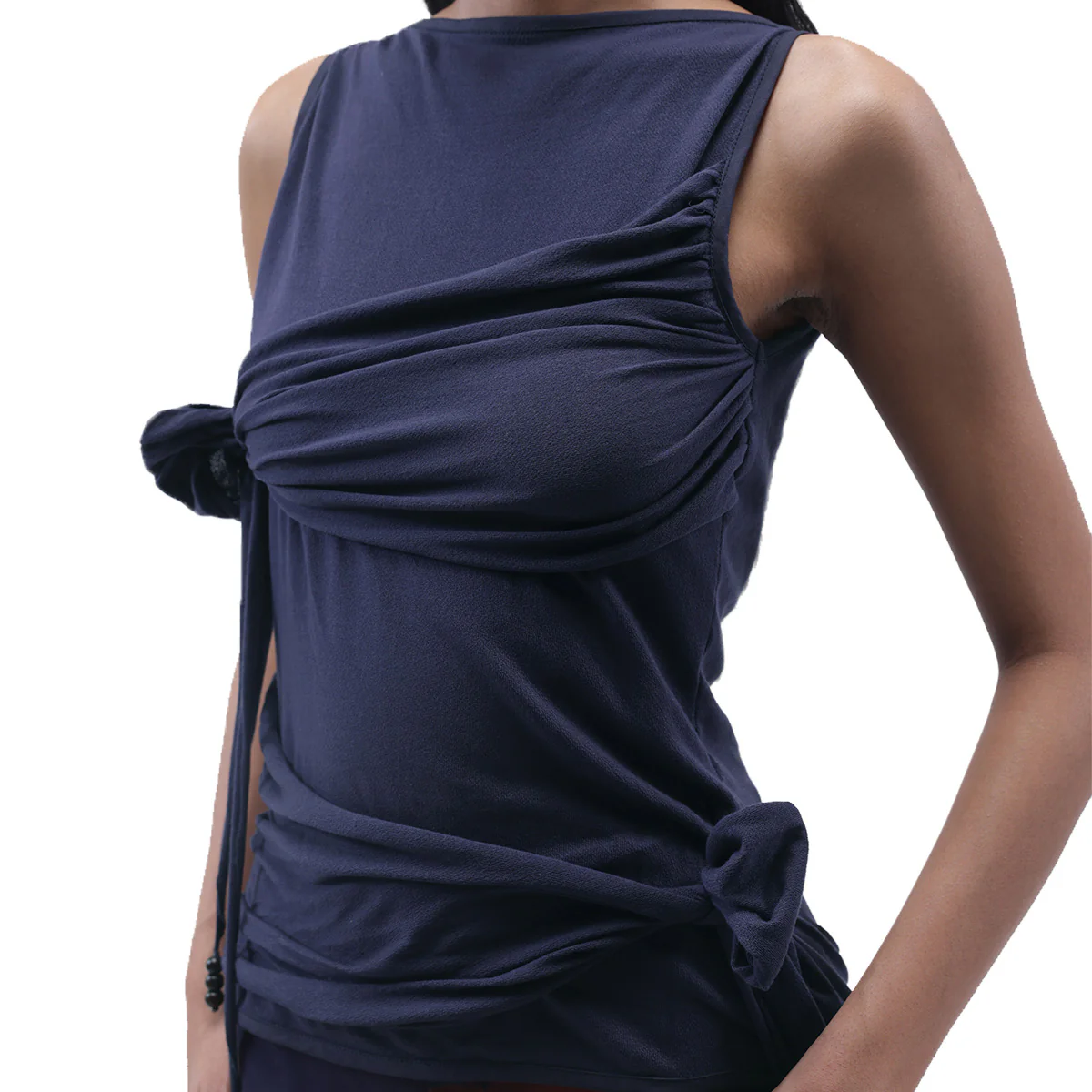 Appliqué Knot Top in Purple - Image 5