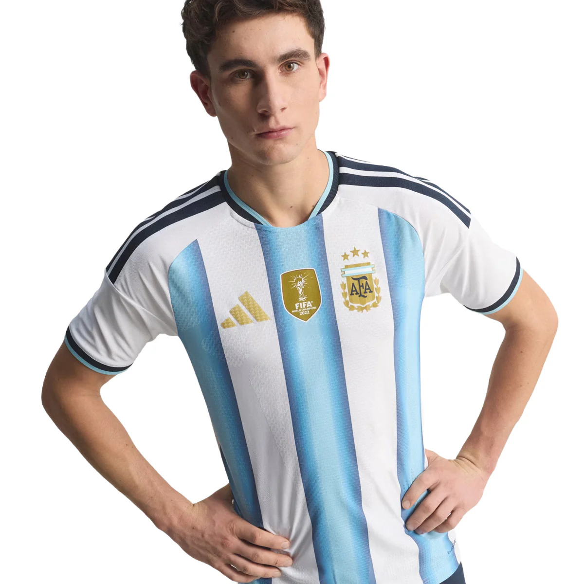 Argentina 26 Home Authentic Jersey 'WHITE' - Image 2