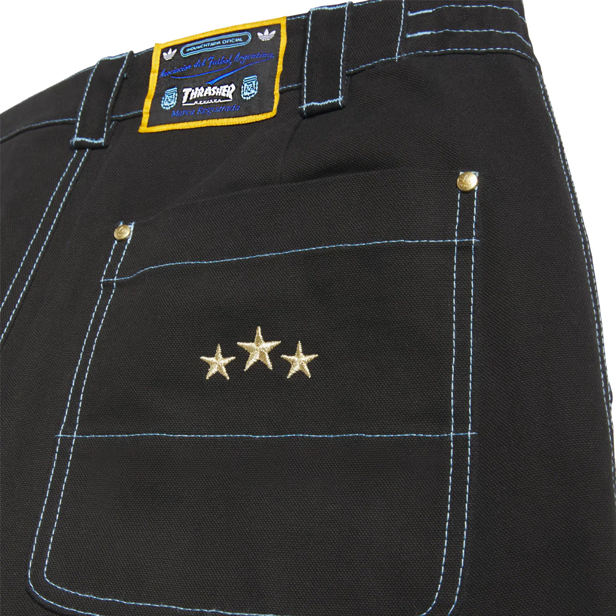 + Argentina + Thrasher Chino 'Black' - Image 5
