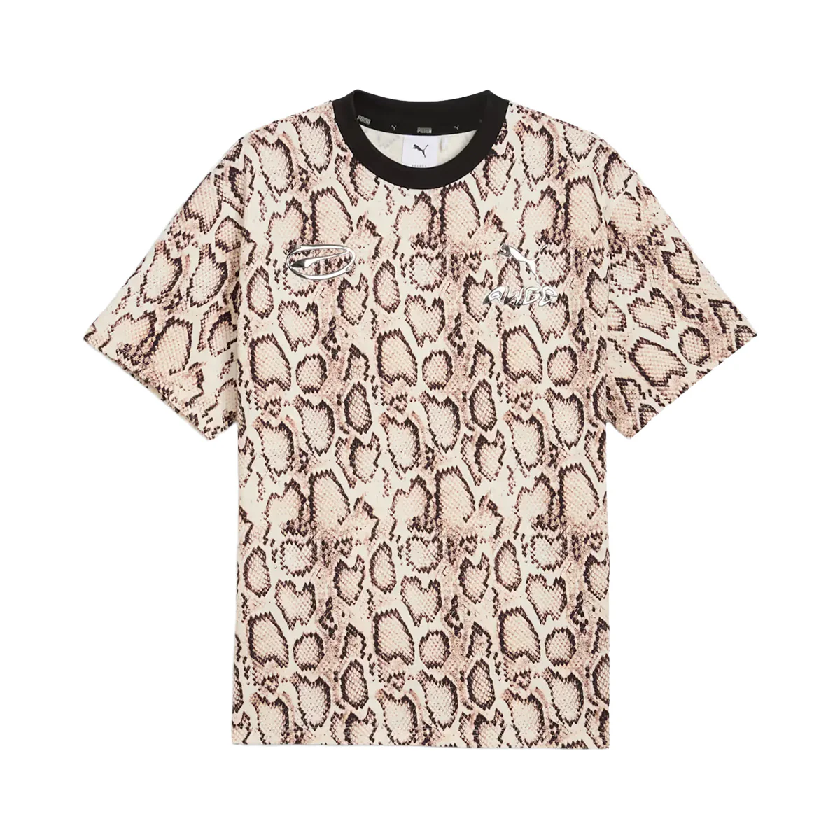 '+ ASAP ROCKY SNAKESKIN TEE 'FROSTED IVORY'