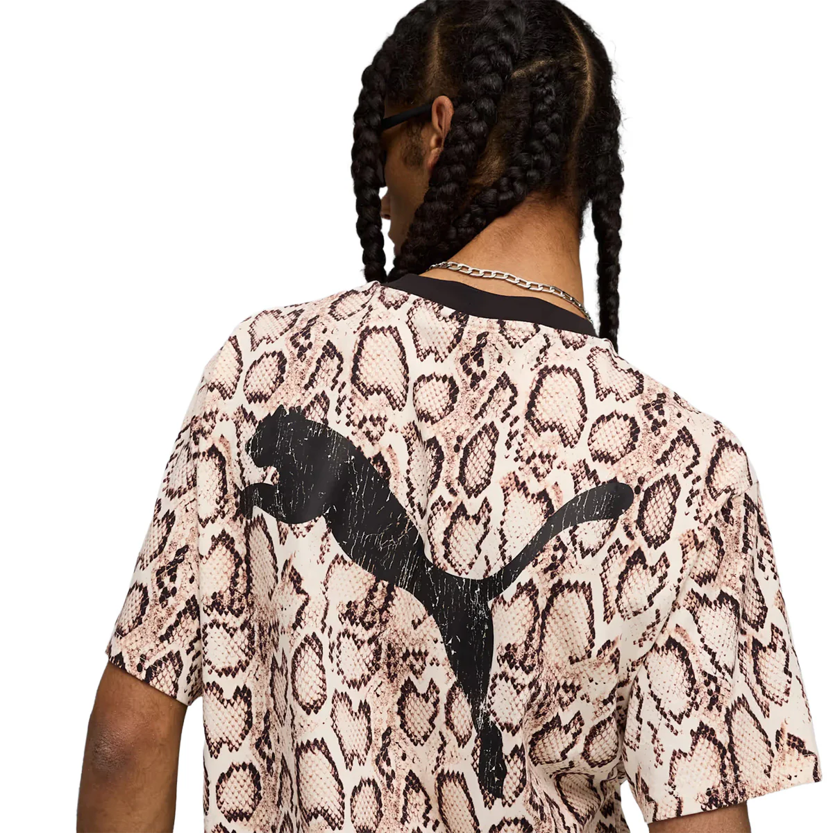 '+ ASAP ROCKY SNAKESKIN TEE 'FROSTED IVORY' - Image 5