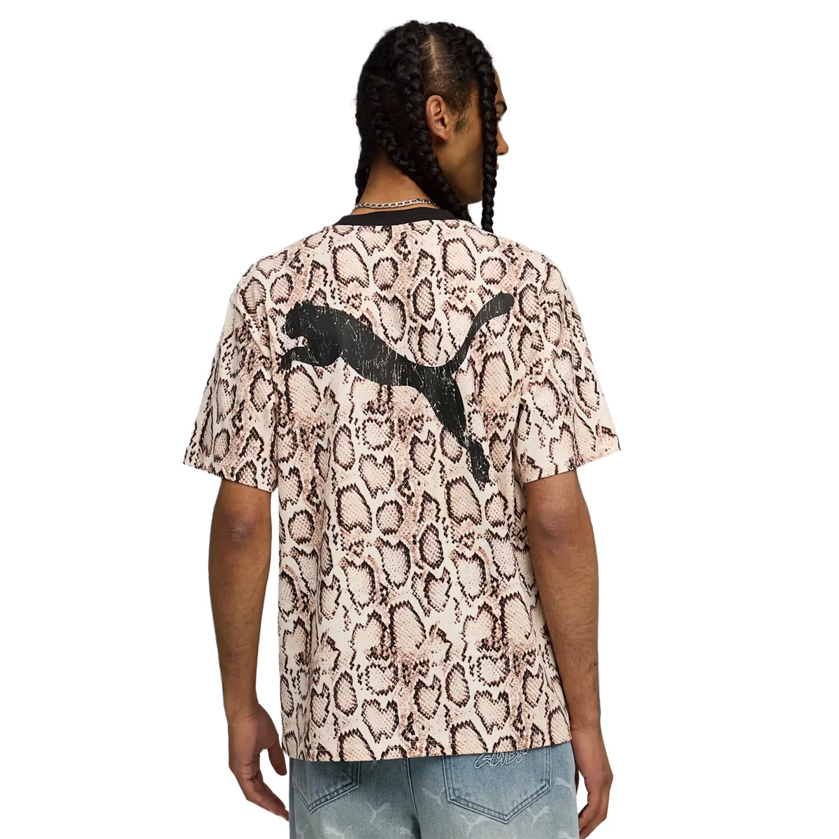 '+ ASAP ROCKY SNAKESKIN TEE 'FROSTED IVORY' - Image 6