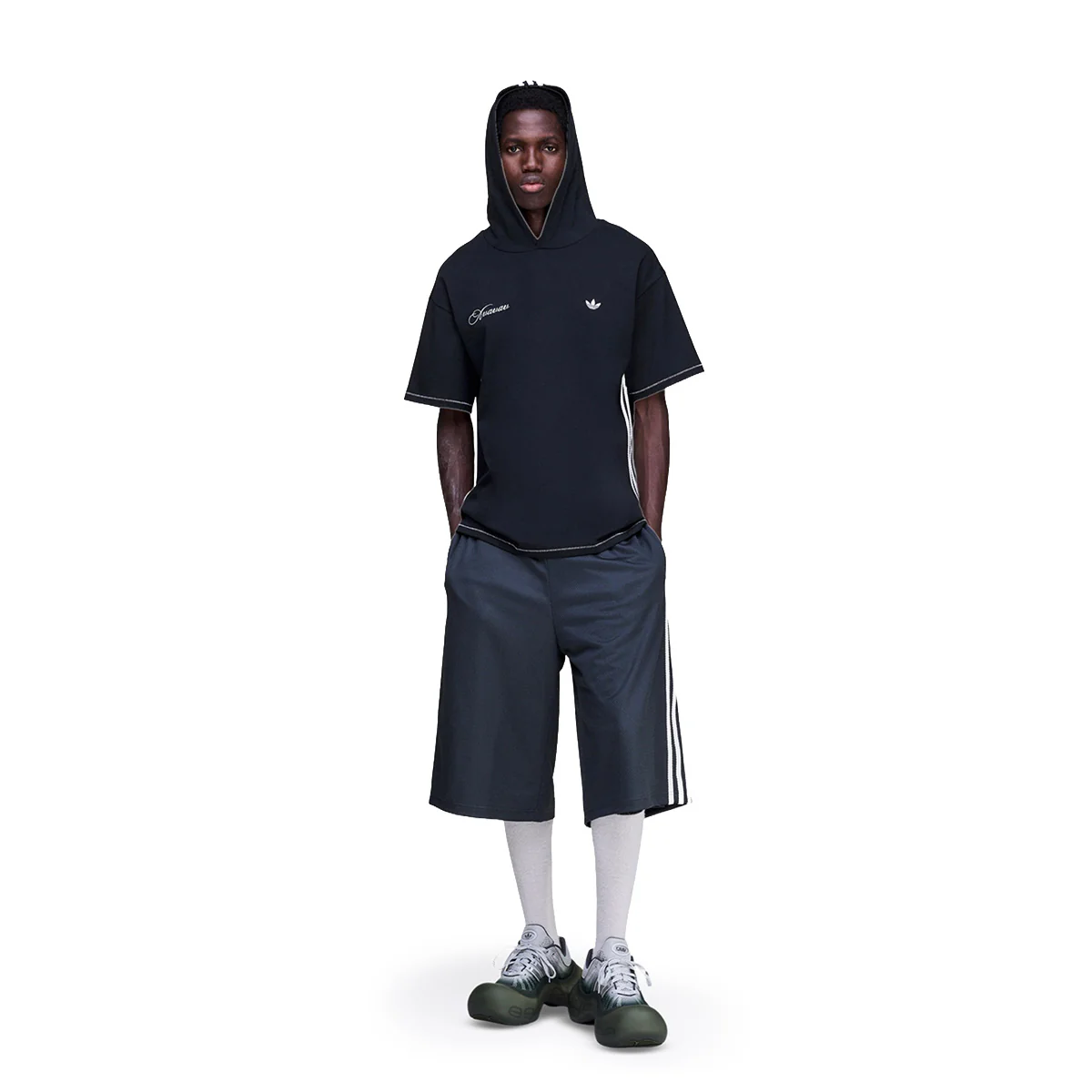 '+ Avavav Hooded T-Shirt 'Black' - Image 4