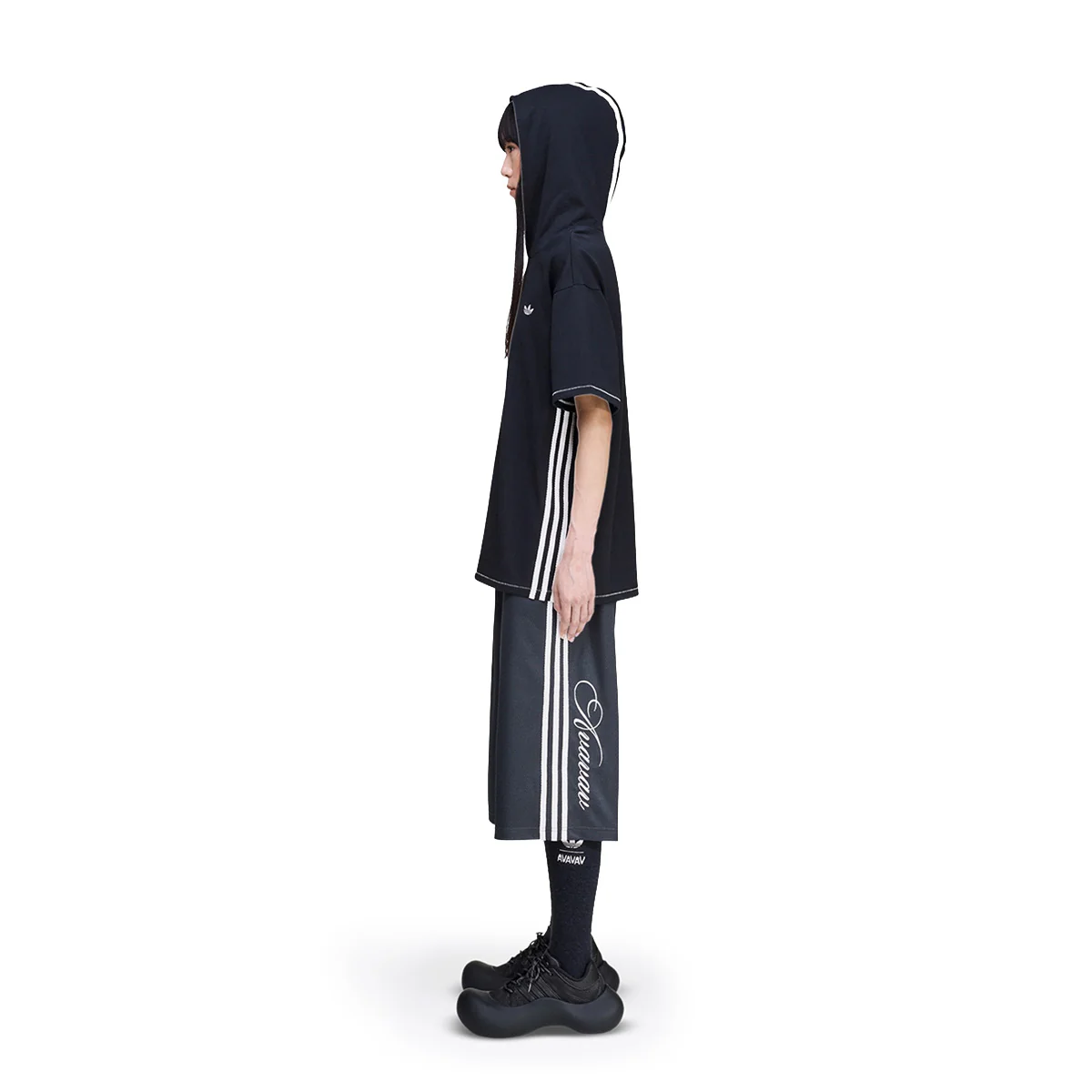 '+ Avavav Hooded T-Shirt 'Black' - Image 6