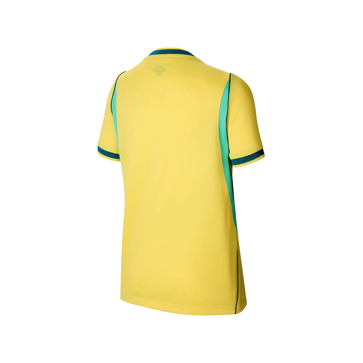 Big Kids' Brasil Dri-FIT Soccer Jersey 'CANARY/LIGHT MENTA/GEODE TEAL' - Image 7