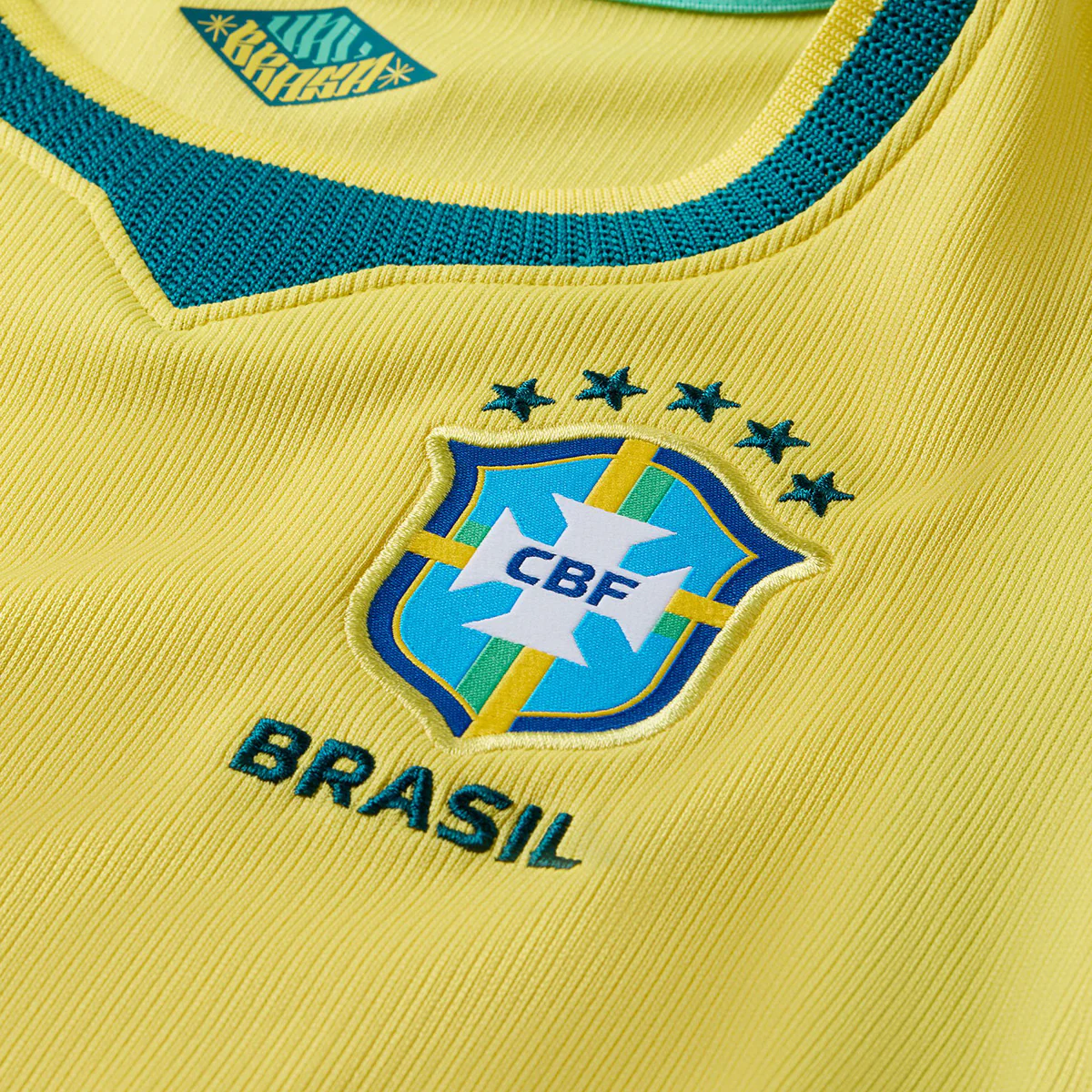 Brazil 2026 Stadium Home Little Kids' Soccer 3-Piece Kit 'CANARY/LIGHT MENTA/GEODE TEAL' - Image 10