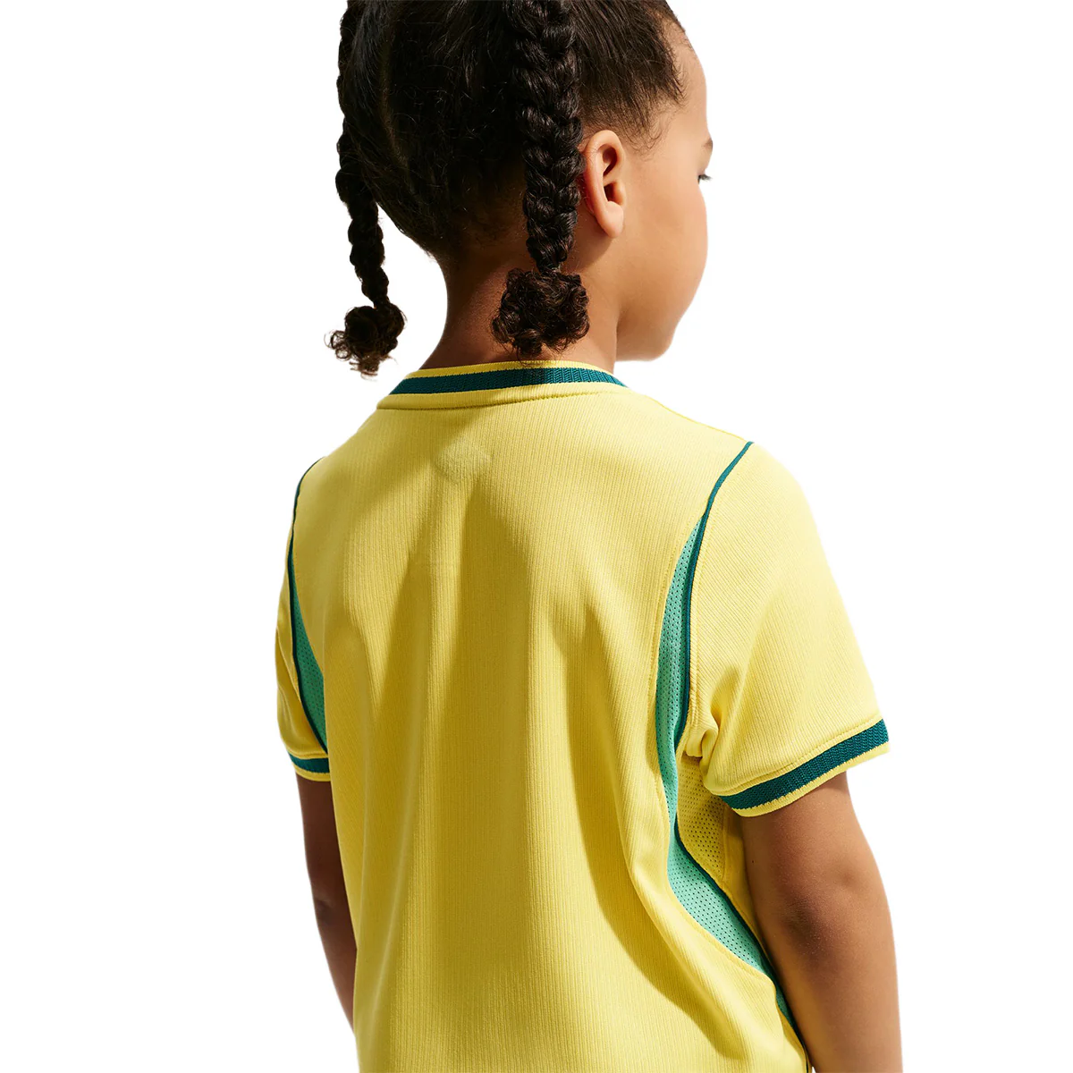 Brazil 2026 Stadium Home Little Kids' Soccer 3-Piece Kit 'CANARY/LIGHT MENTA/GEODE TEAL' - Image 6