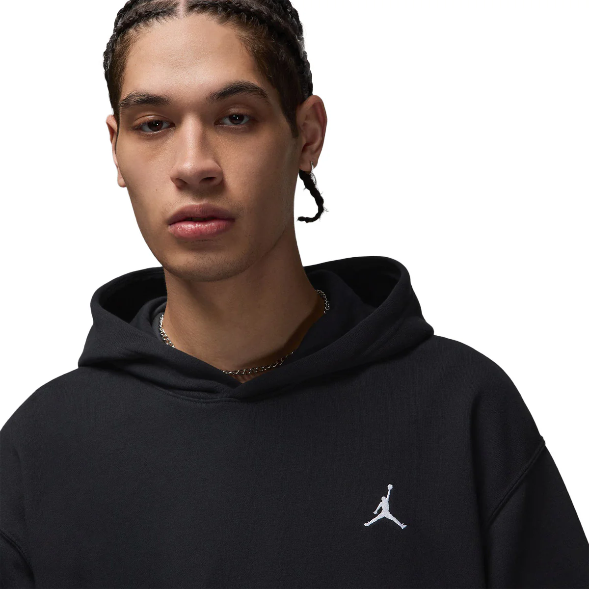 Brooklyn Fleece Men's Pullover Hoodie 'Black/White' - Image 5