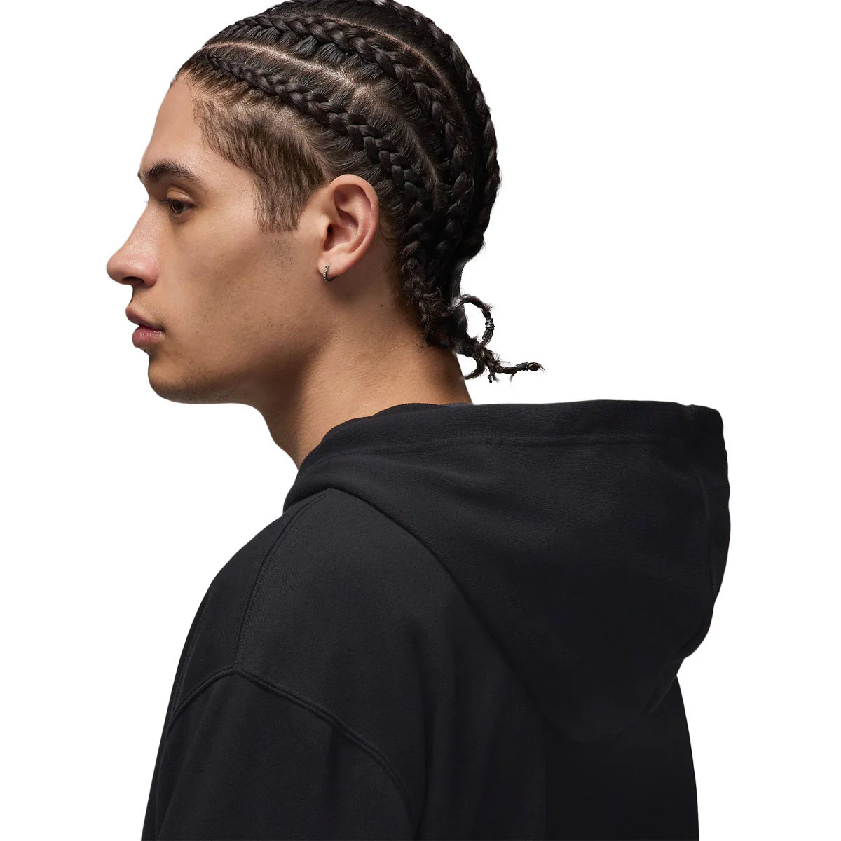 Brooklyn Fleece Men's Pullover Hoodie 'Black/White' - Image 7