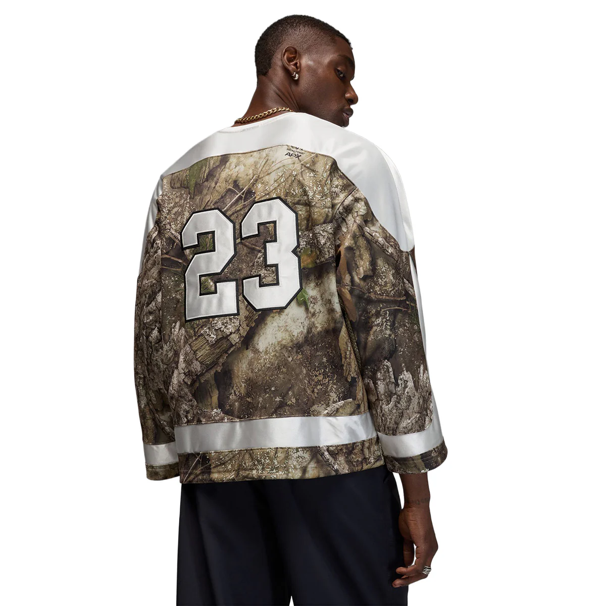 Brooklyn
Men's Realtree Hockey Jersey 'Medium Olive/Sail/Sail' - Image 6