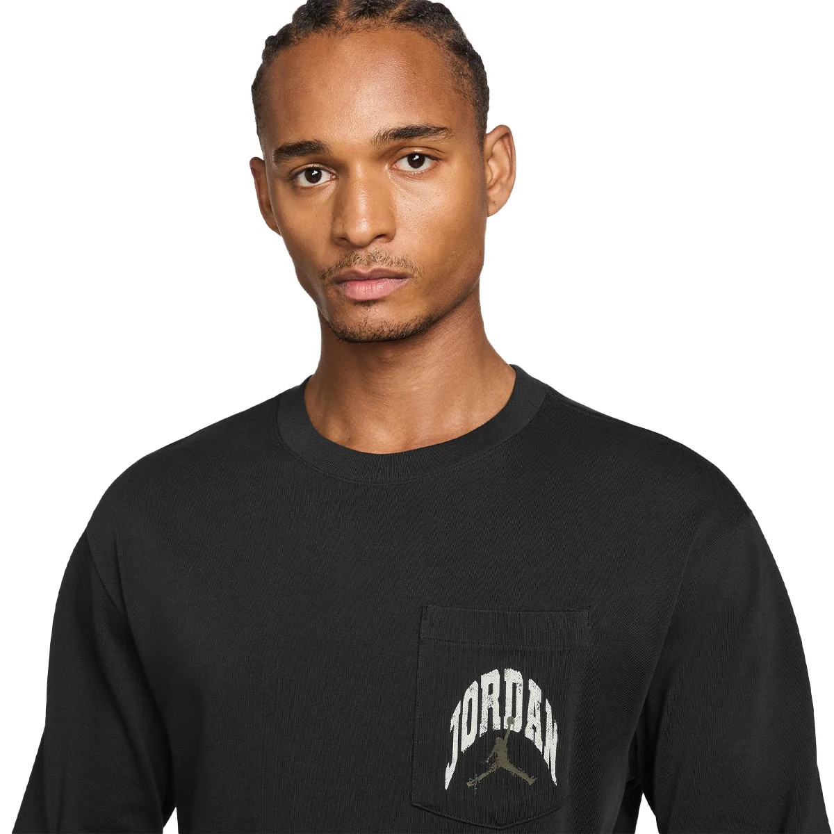 Brooklyn Men's Realtree Long-Sleeve Pocket Sweatshirt 'Black/Sail' - Image 2