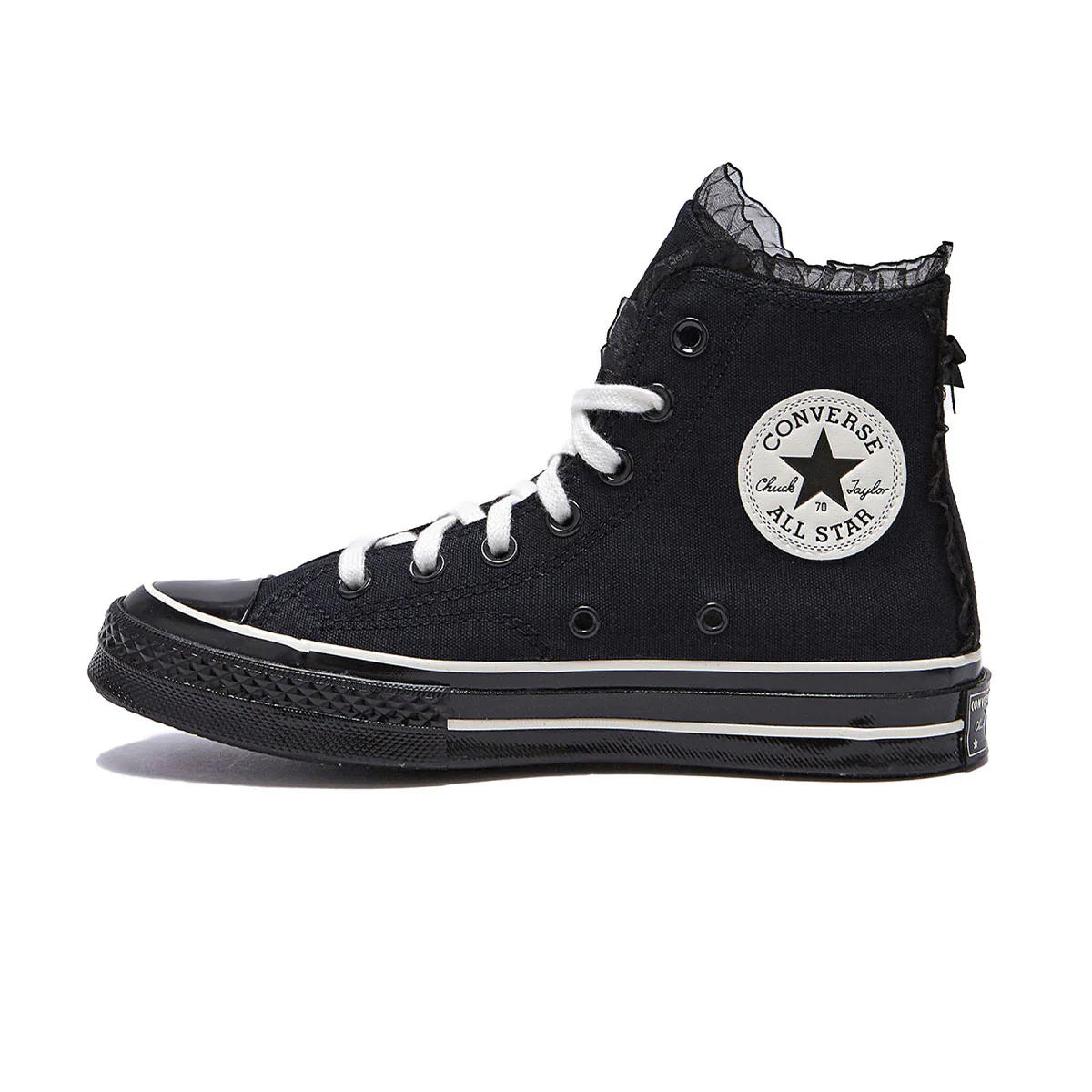 Chuck 70 High Ruffles & Bows 'Black' - Image 3