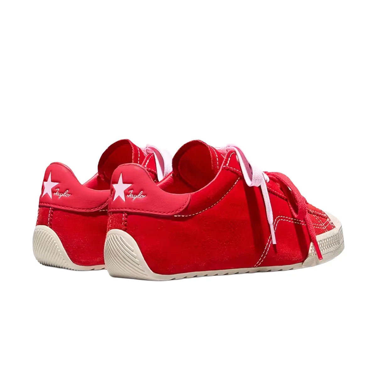 Chuck Taylor Lo 'Red/New Found Bloom/Egret' - Image 5