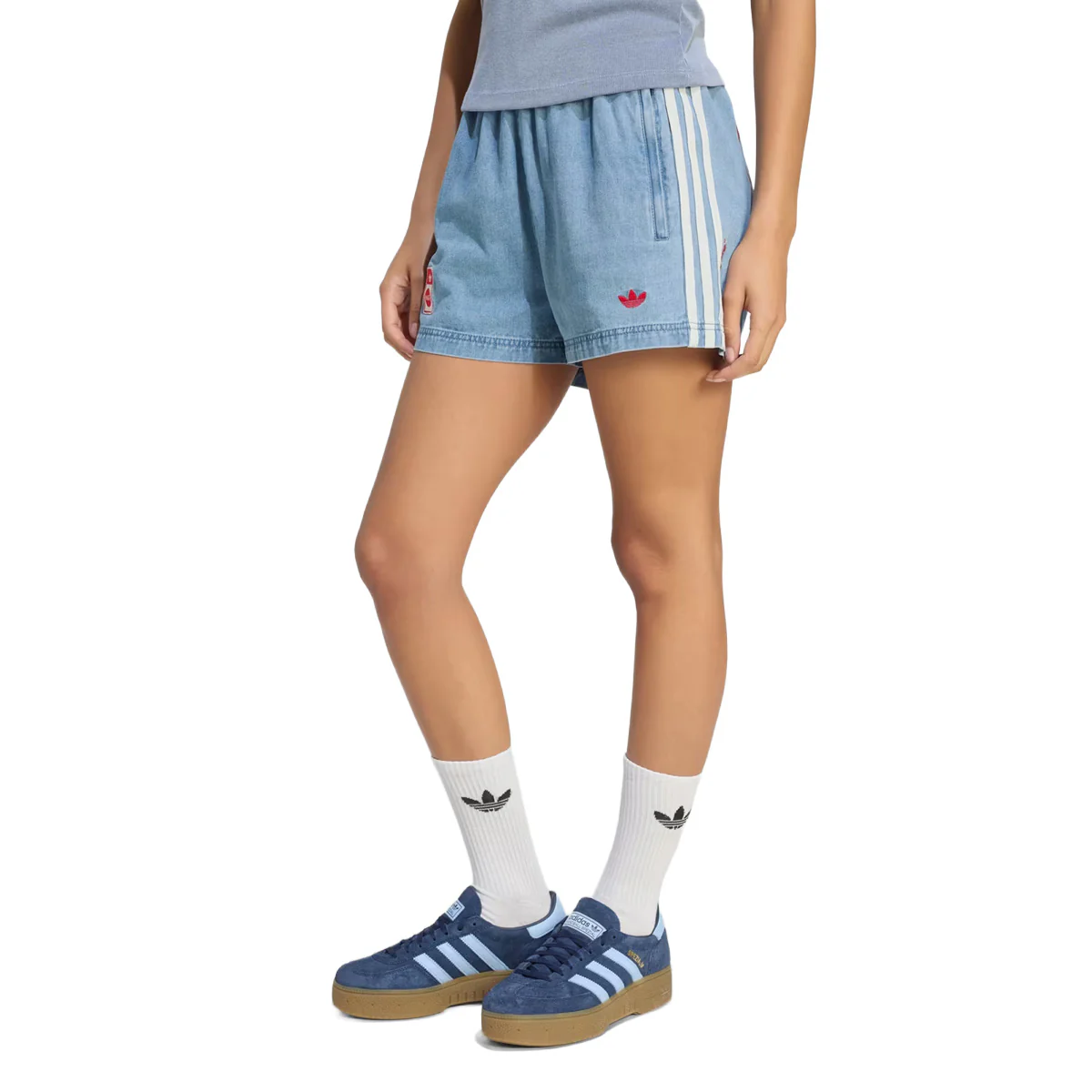 '+ COCA-COLA DENIM SHORTS 'Light Blue' - Image 2