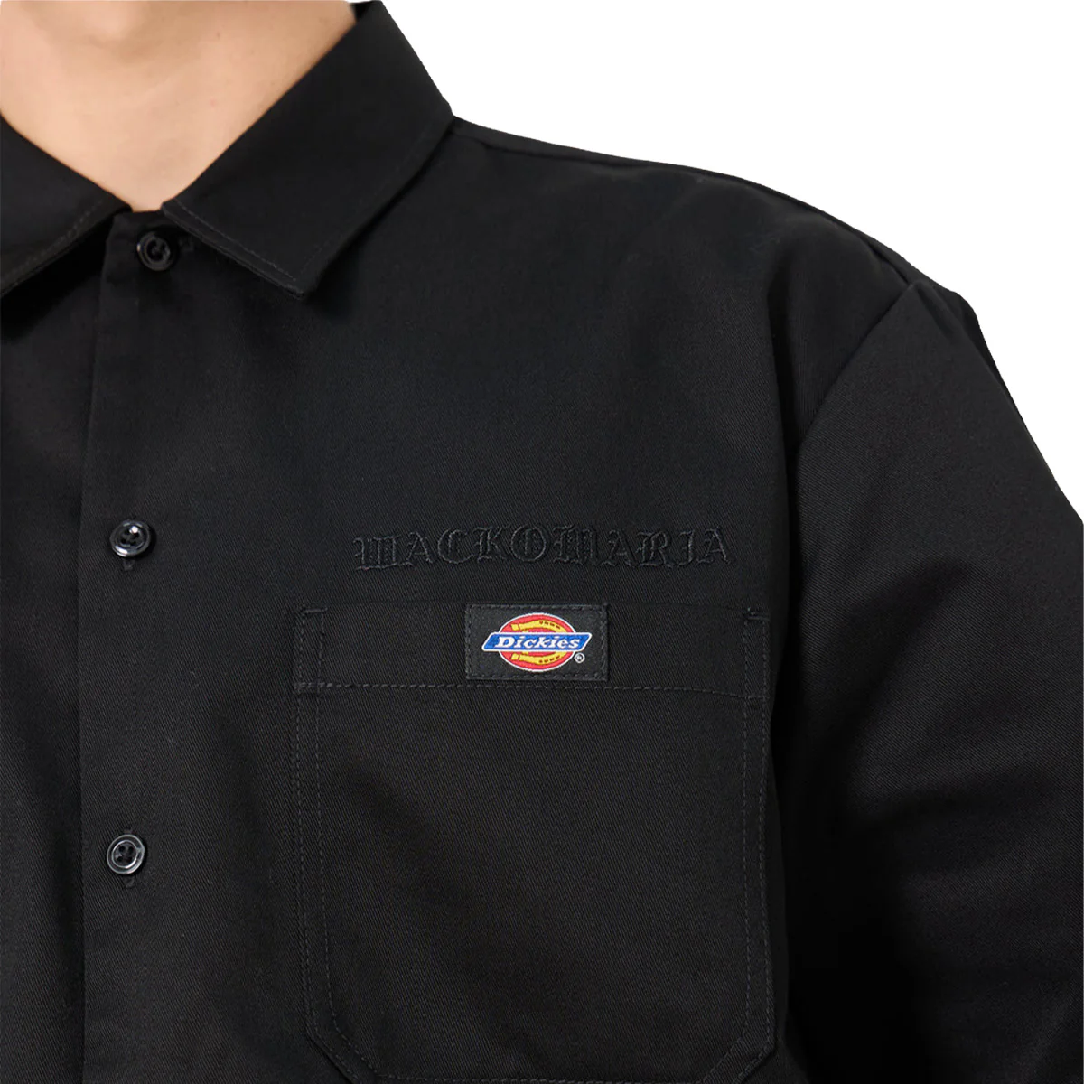 Dickies Type 1 Work Shirt 'Black' - Image 7