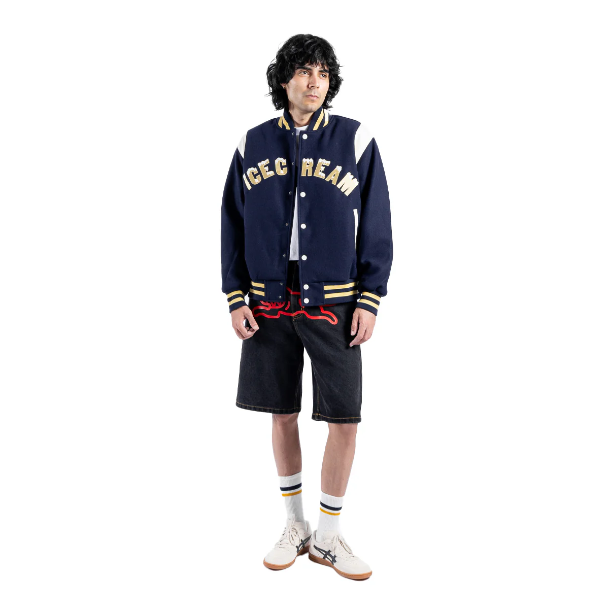 Drippy Varsity Jacket 'Navy' - Image 2