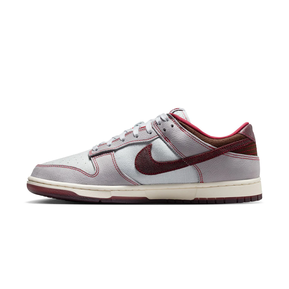 Dunk Low Retro SE 'PURE PLATINUM/BURGUNDY CRUSH/WOLF GREY' - Image 3