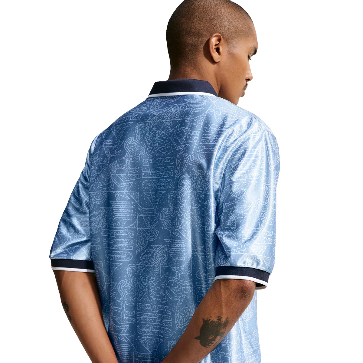 England Energy Dri-FIT Short-Sleeve Soccer Top 'WORK BLUE/WHITE/OBSIDIAN' - Image 5