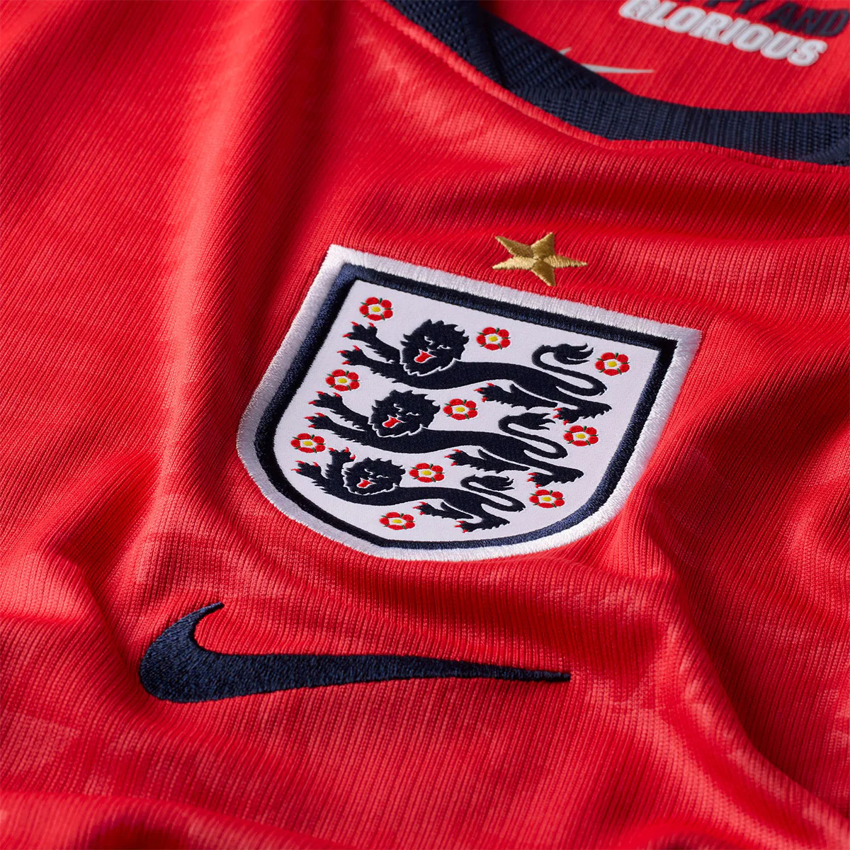 England National Team 2026 Stadium Away Men's Dri-FIT Soccer Jersey 'SPEED RED/OBSIDIAN/WHITE/OBSIDIAN' - Image 5