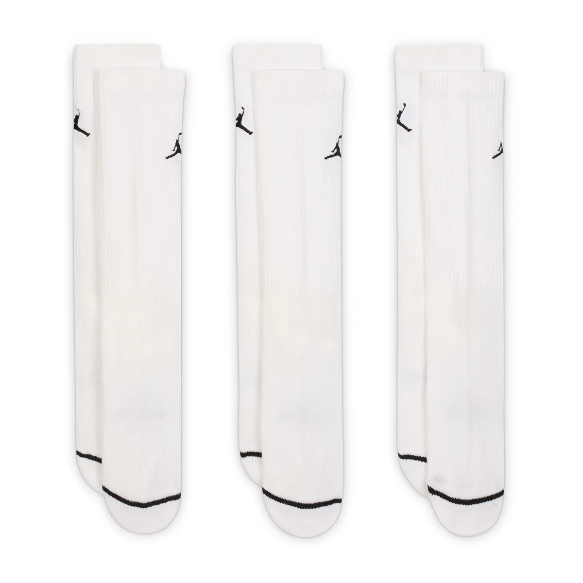 Everyday Crew Socks 3-Pair 'WHITE/BLACK' - Image 3