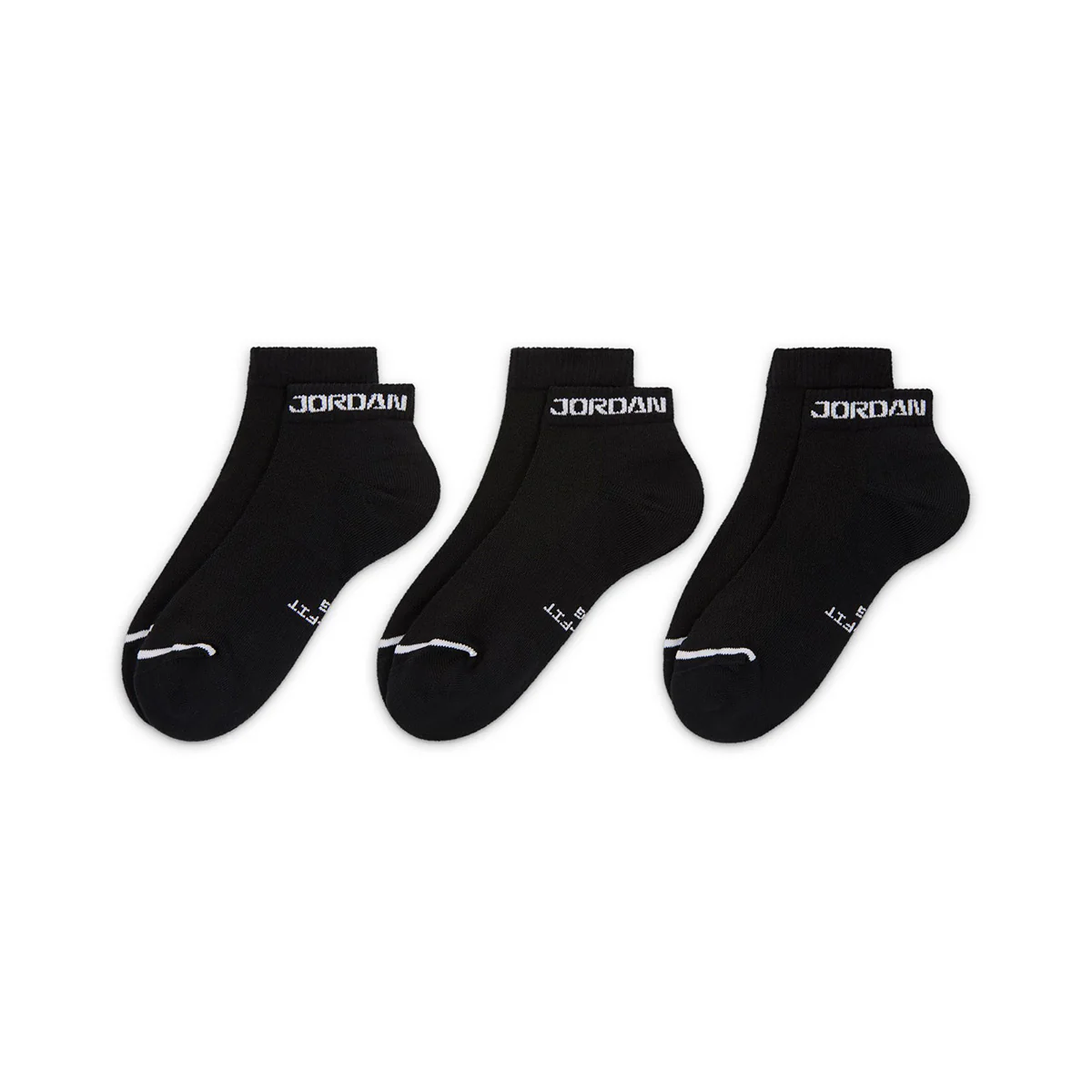Everyday Elevated No-show Socks 3-Pair 'BLACK/WHITE' - Image 2