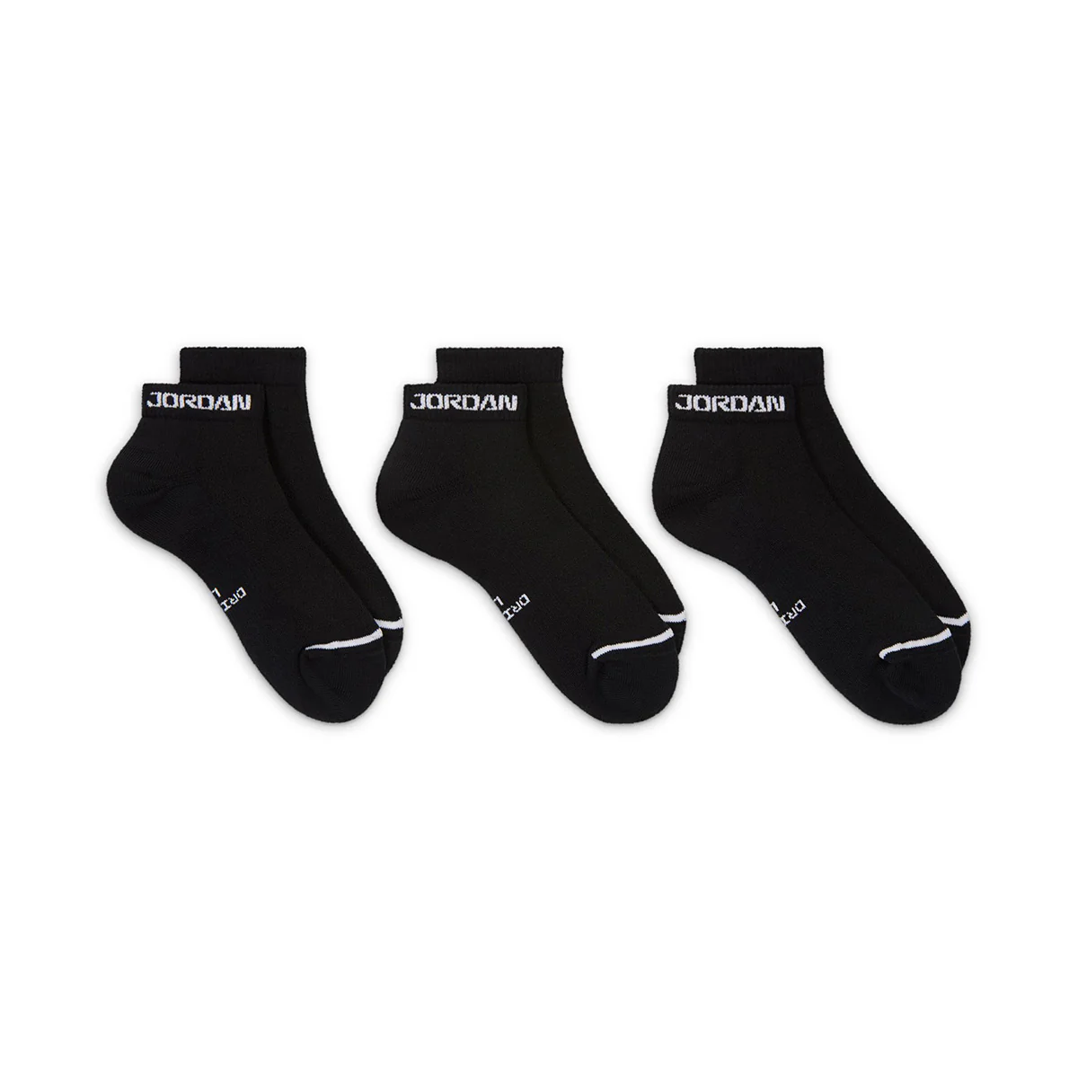 Everyday Elevated No-show Socks 3-Pair 'BLACK/WHITE' - Image 3